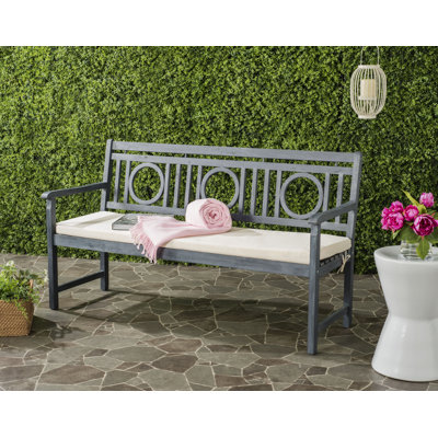 Wooden Garden Bench by Alcott Hill
