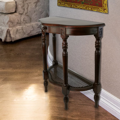 Leeroy Demilune Console Table by Charlton Home
