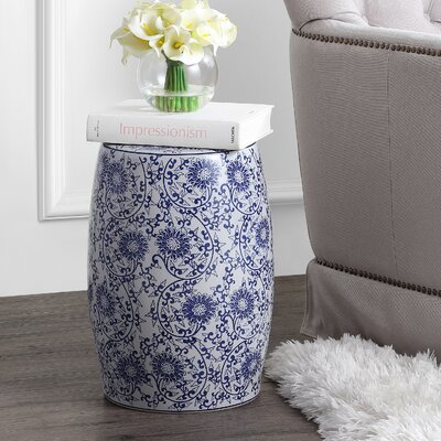 Horwich Blossom Chinoiserie Ceramic Garden Stool
