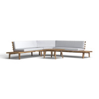 Boaz 4 Piece Sectional Seating Group with Cushions