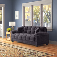 Amanie 84 Microfiber / Microsuede Sleeper by Lark Manor