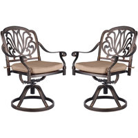 Akshara Patio Dining Armchair with Cushion by Bloomsbury Market