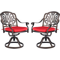 Akshara Patio Dining Armchair with Cushion by Bloomsbury Market