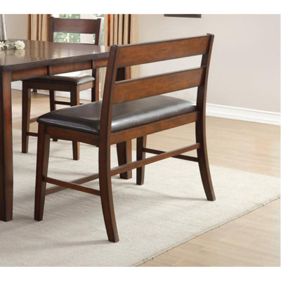 Brouwer Wood Bench by Alcott Hill