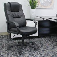 Vinyl Executive Chair by Boss Office Products