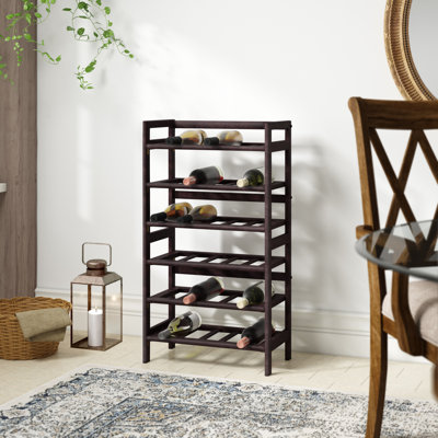 Trudie 30 Bottle Floor Wine Bottle Rack by Red Barrel Studio