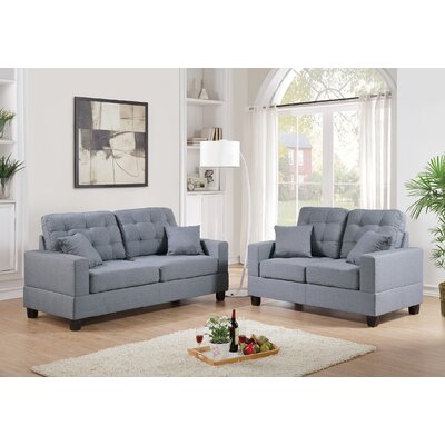 Melia 2 Piece Living Room Set by Ebern Designs