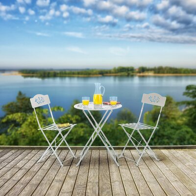 Alfreda Round 2 - Person 24" Bistro Set by Winston Porter