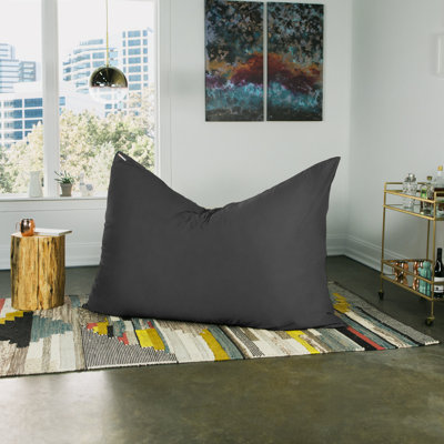Pillow Saxx 5.5-Foot - Huge Bean Bag Floor Pillow and Lounger by Latitude Run