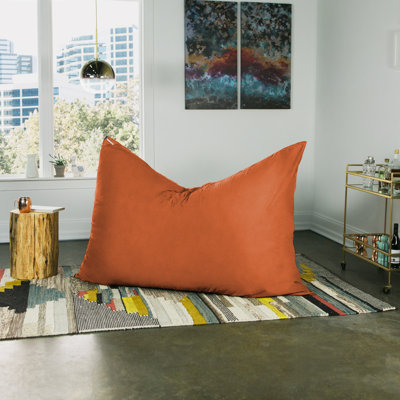 Pillow Saxx 5.5-Foot - Huge Bean Bag Floor Pillow and Lounger by Latitude Run