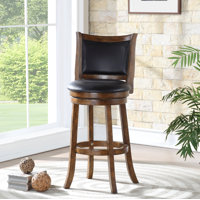 Jeven Swivel Bar & Counter Stool by Loon Peak