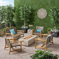 Hively 6 - Person Outdoor Seating Group by Ebern Designs