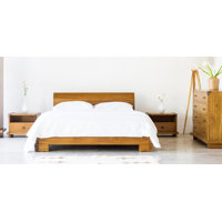 Latshia Solid Wood Platform 4 Piece Bedroom Set by Wade Logan