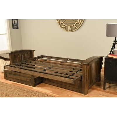 Stratford Futon Frame and Storage Drawers, Mattress Not Included by The Twillery Co.