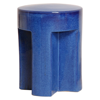 Queenscliff Ceramic Accent Stool by World Menagerie