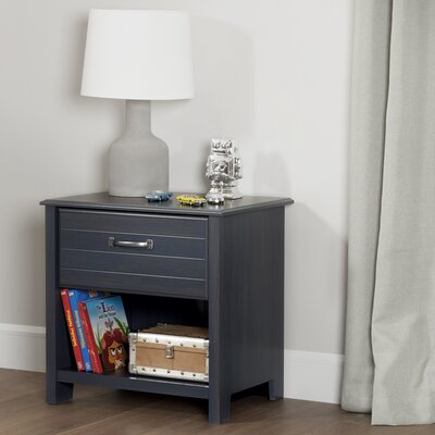 Cubby 1 Drawer Nightstand by Harriet Bee