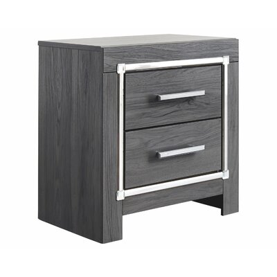 Halesworth 2 Drawer Nightstand by Orren Ellis