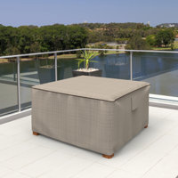 Miguel Outdoor Square Side Table/Ottoman Cover by Arlmont & Co.