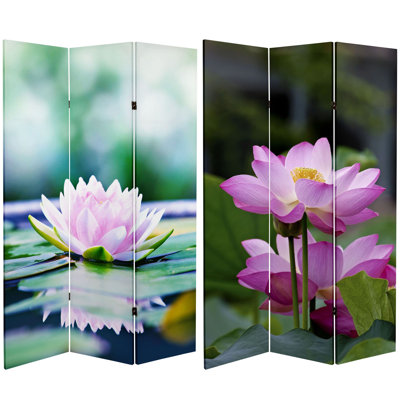 Wike 47.25" W x 72" 3 Panel Folding Room Divider