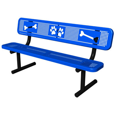 Pollitt Steel Park Bench by Tucker Murphy Pet