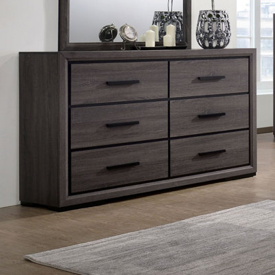 Camile 6 Drawer Double Dresser by Wade Logan
