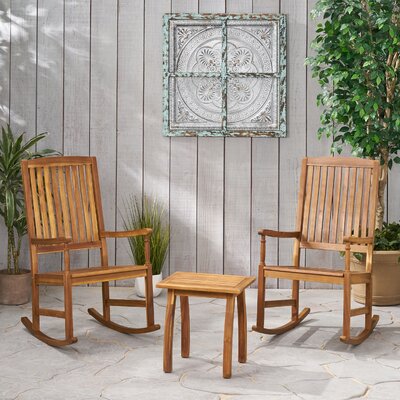 Cheney Solid Wood 2 - Person Seating Group by Laurel Foundry Modern Farmhouse