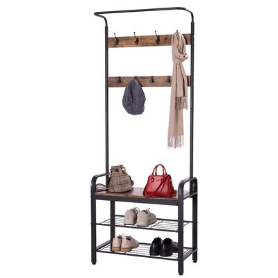 Jenkinson Hall Tree with Bench and Shoe Storage by 17 Stories