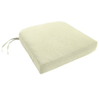 Encinitas Knife Edge Indoor/Outdoor Sunbrella Dining Chair Cushion by Darby Home Co