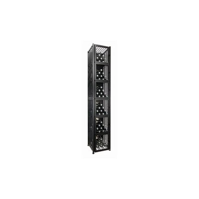 Honya 96 Bottle Floor Wine Bottle Rack in Matte Black by Rebrilliant