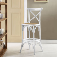 Modway The Gray Barn Hidden Hill Elm Wood Barstool by Modway