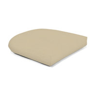 Casual Cushion Solid SunbrellaFabric 1-Piece Indoor/Outdoor Wicker Seat Pad Cushion, 19.5"W x 19.5"L by Wildon Home
