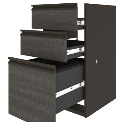 Oriano 29.4" H x 15.4" W Desk File Pedestal by Inbox Zero