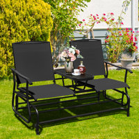 Auyeung Patio 2-Person Glider Bench by Red Barrel Studio