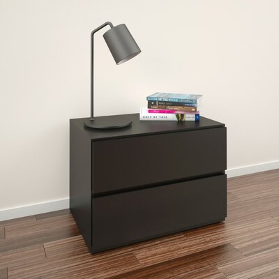 Lukachukai 2 Drawers Nightstand by Wade Logan