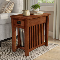 Vivre Solid Wood End Table with Storage by Red Barrel Studio