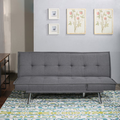 Eidel Twin 73.23" Wide Cushion Back Convertible Sofa by Latitude Run