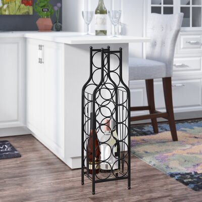 Raishon 12 Bottle Floor Wine Bottle Rack by Latitude Run
