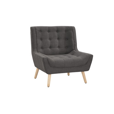 Melstone Sheridan Biscuit Button Tufted Armless Side Chair