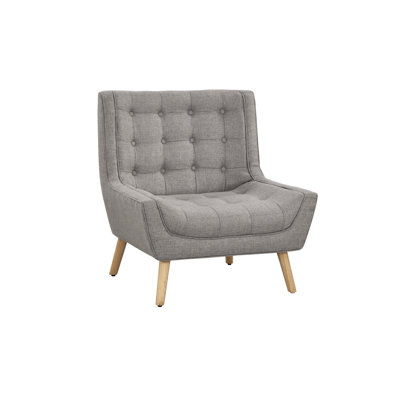 Melstone Sheridan Biscuit Button Tufted Armless Side Chair by Corrigan Studio