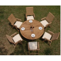 Jovani Luxurious 7 Piece Teak Dining Set