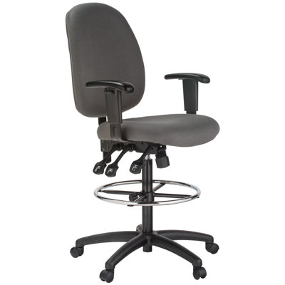 Kayleen Mid-Back Ergonomic Drafting Chair by Ebern Designs