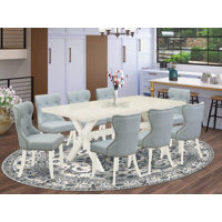 SI9 9 Pieces Dining Set by August Grove