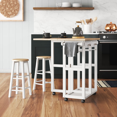 Kyu 2 Piece Breakfast Kitchen Cart Set by Gracie Oaks