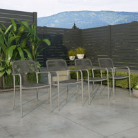 Freeman Stacking Patio Dining Armchair by Corrigan Studio