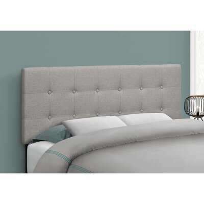 Bed Headboard Only Queen Size Bedroom Upholstered Linen Look Transitional by Ebern Designs