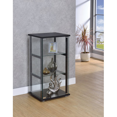 Acelynn 3-Tier Console Curio Cabinet by Ebern Designs