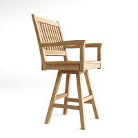 Apollonia 29" Teak Patio Bar Stool