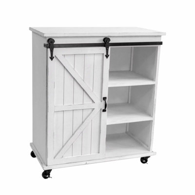 Savoie Solid Wood Kitchen Cart by Gracie Oaks