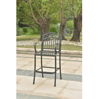 Anzum Bar-Height Patio Bar Stool by Lark Manor