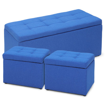 Krokowski Faux Leather Flip Top Storage Bench Upholstered Footrest Living Room by Winston Porter